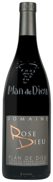 Plan de Dieu rouge domaine Rose Dieu 2022